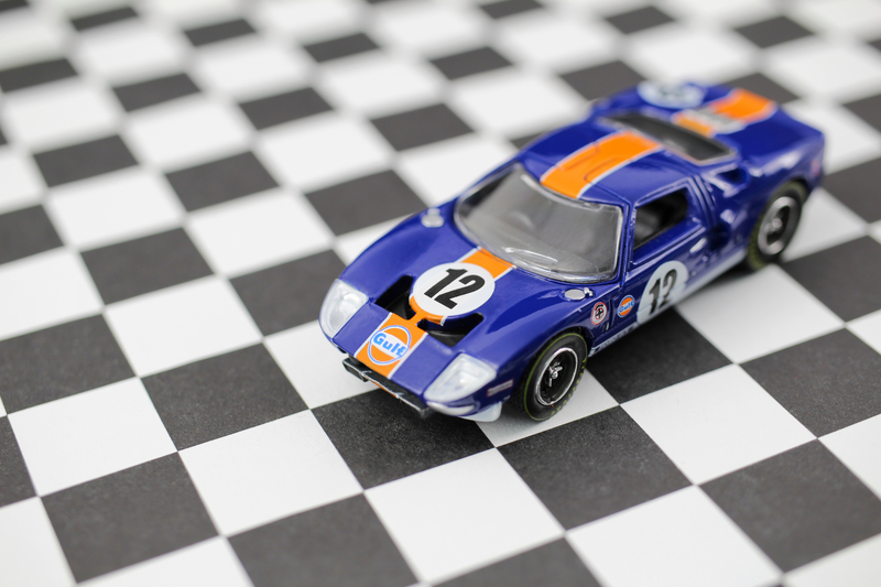 Illustration for article titled AutoWorld's 1:64 Ford GT40 in the better Gulf Livery